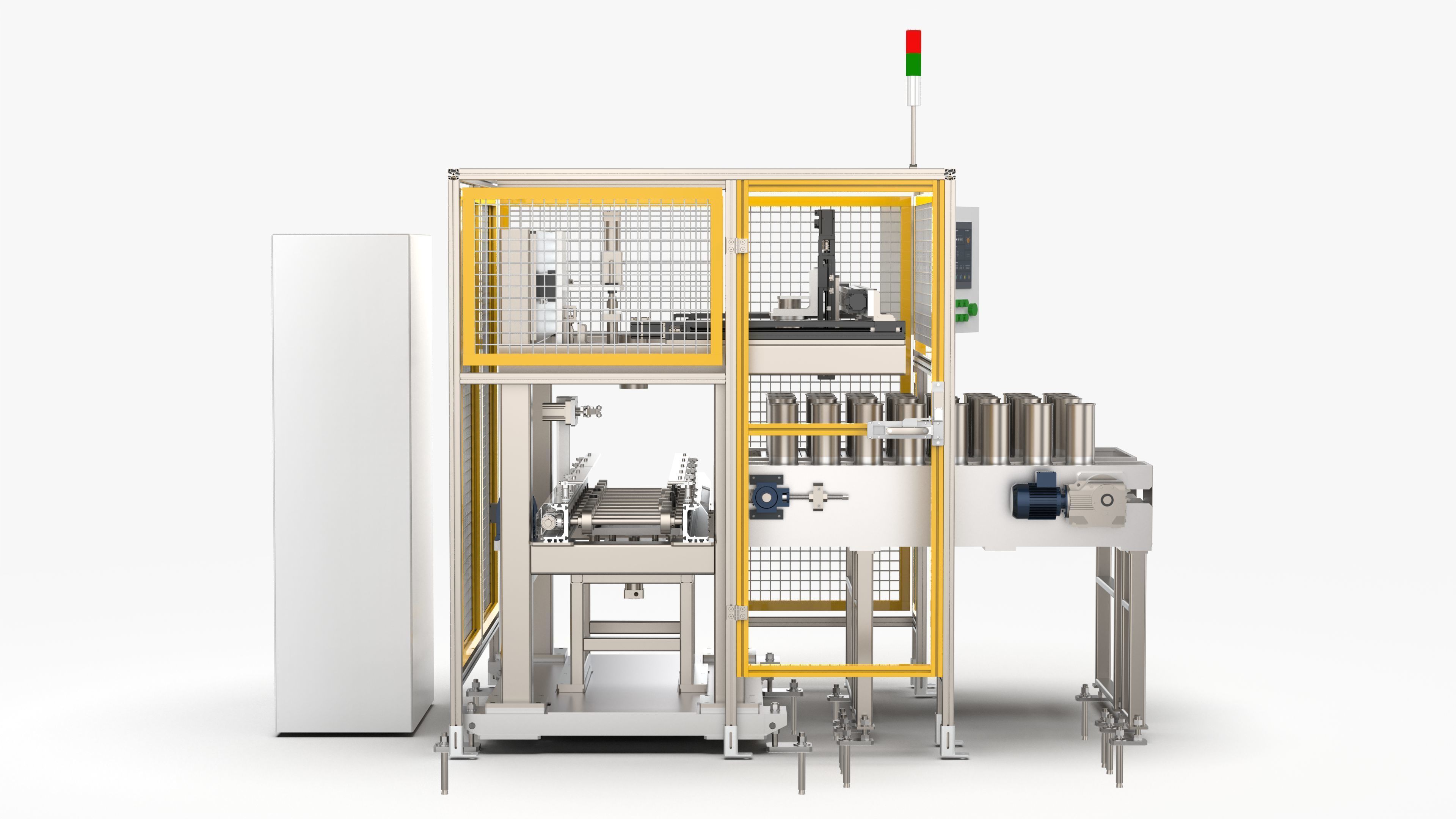 Cylinder Liner Pressing Machine 3D model_6