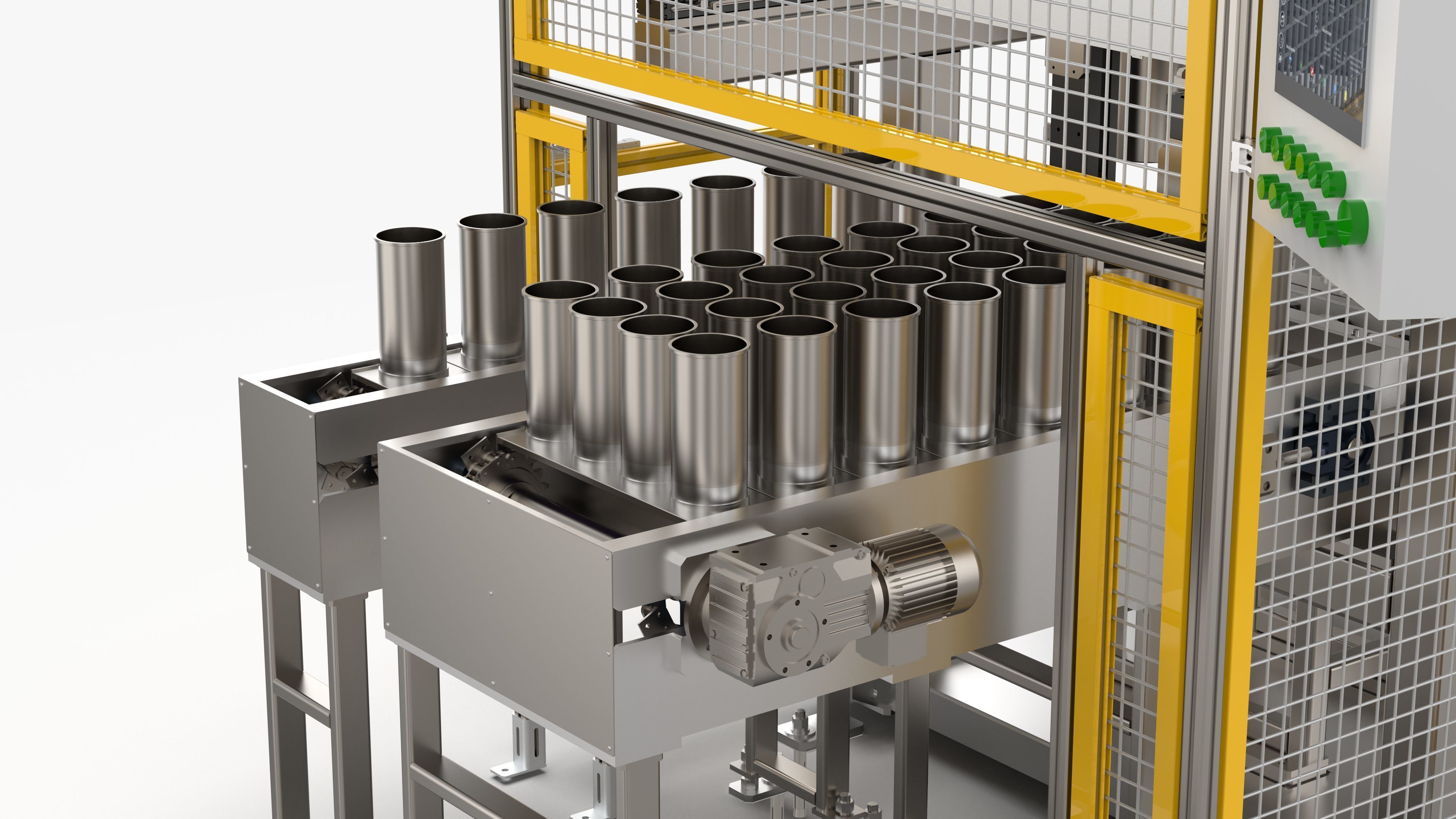 Cylinder Liner Pressing Machine 3D model_11