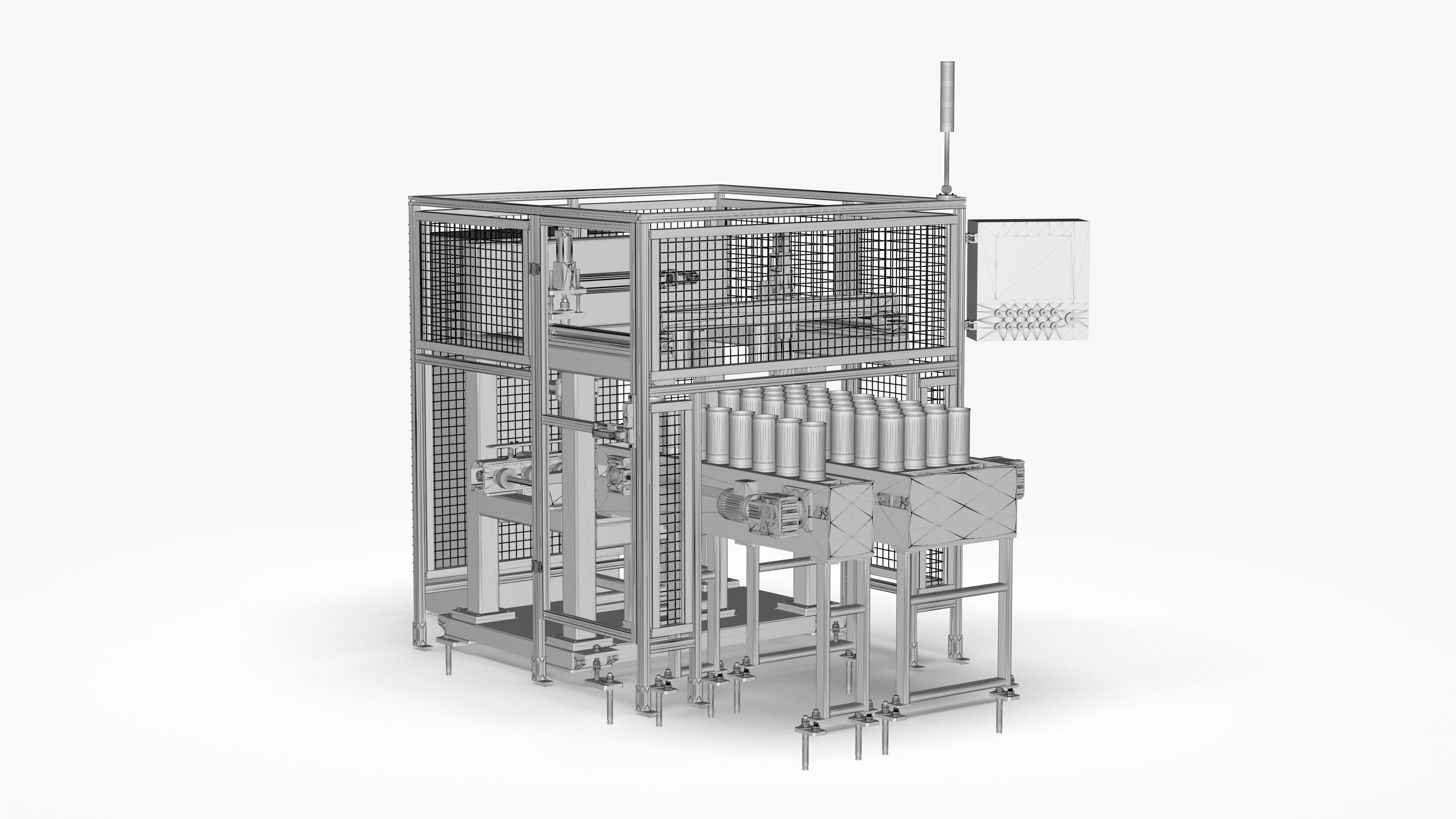 Cylinder Liner Pressing Machine 3D model_19