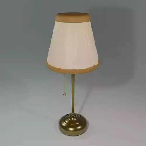 Vintage lamp - LOW POLY 3D MODEL - INTERIOR - MATERIALS IN