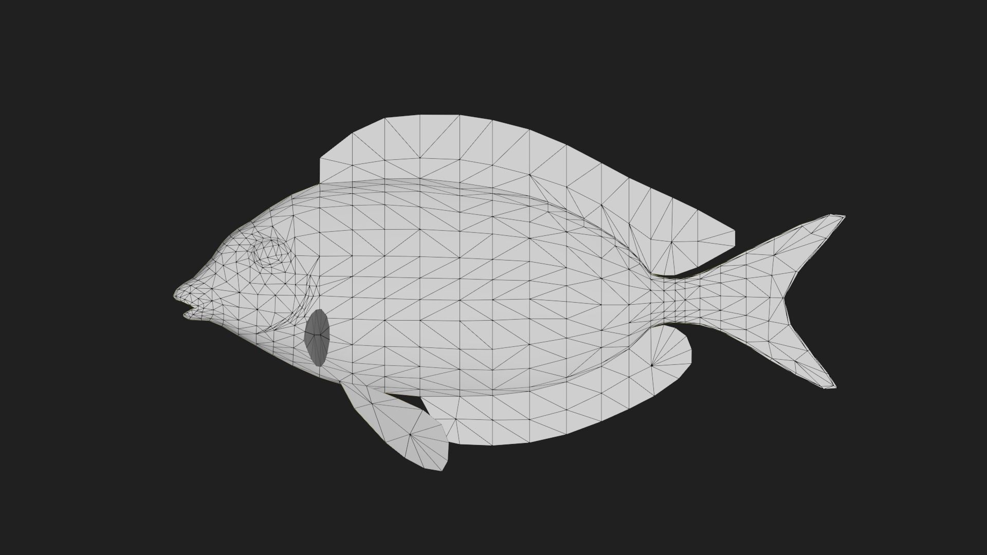 Spinefoot Low-poly 3D model_1