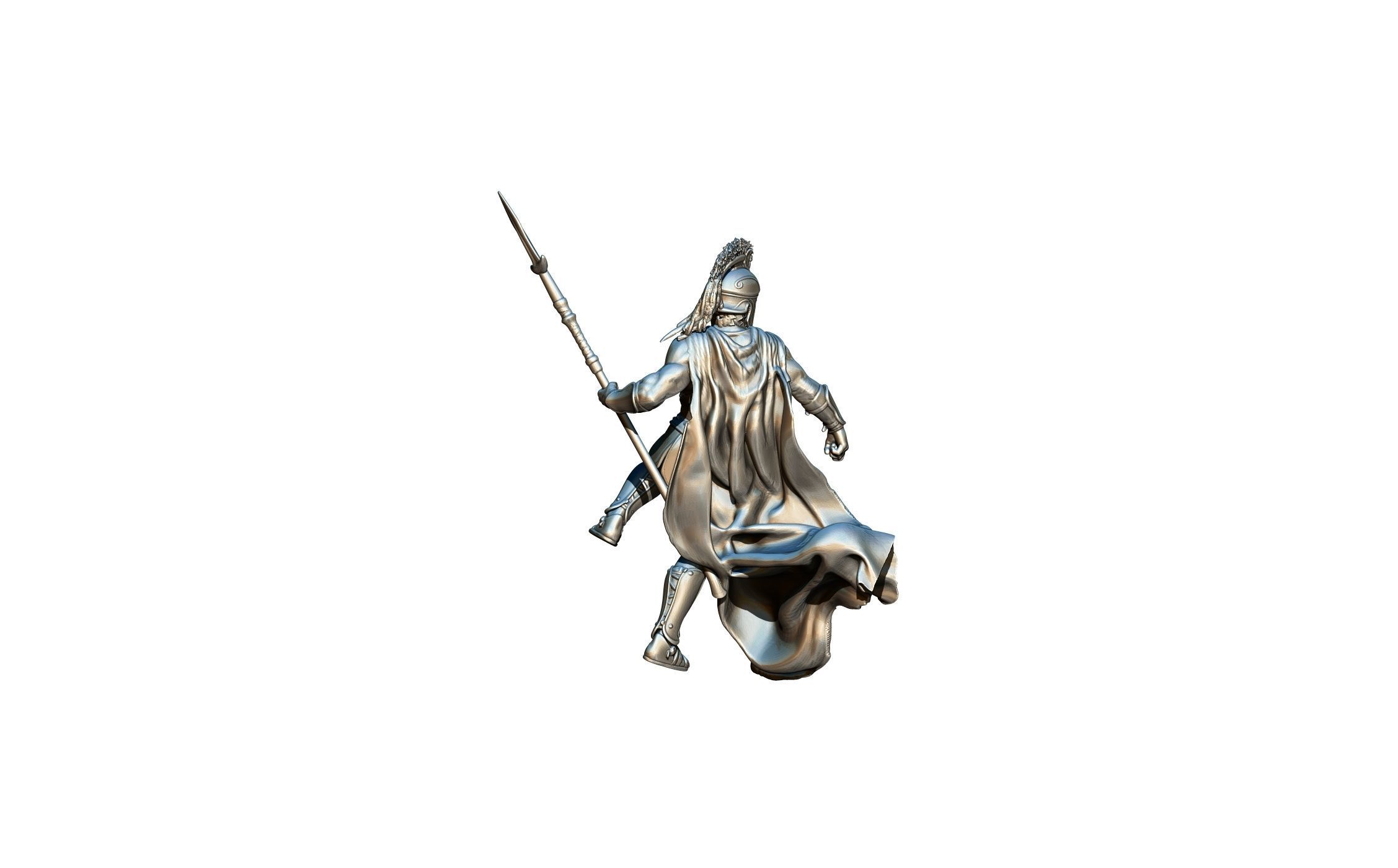 This is Sparta soldier statue  3D print model_3