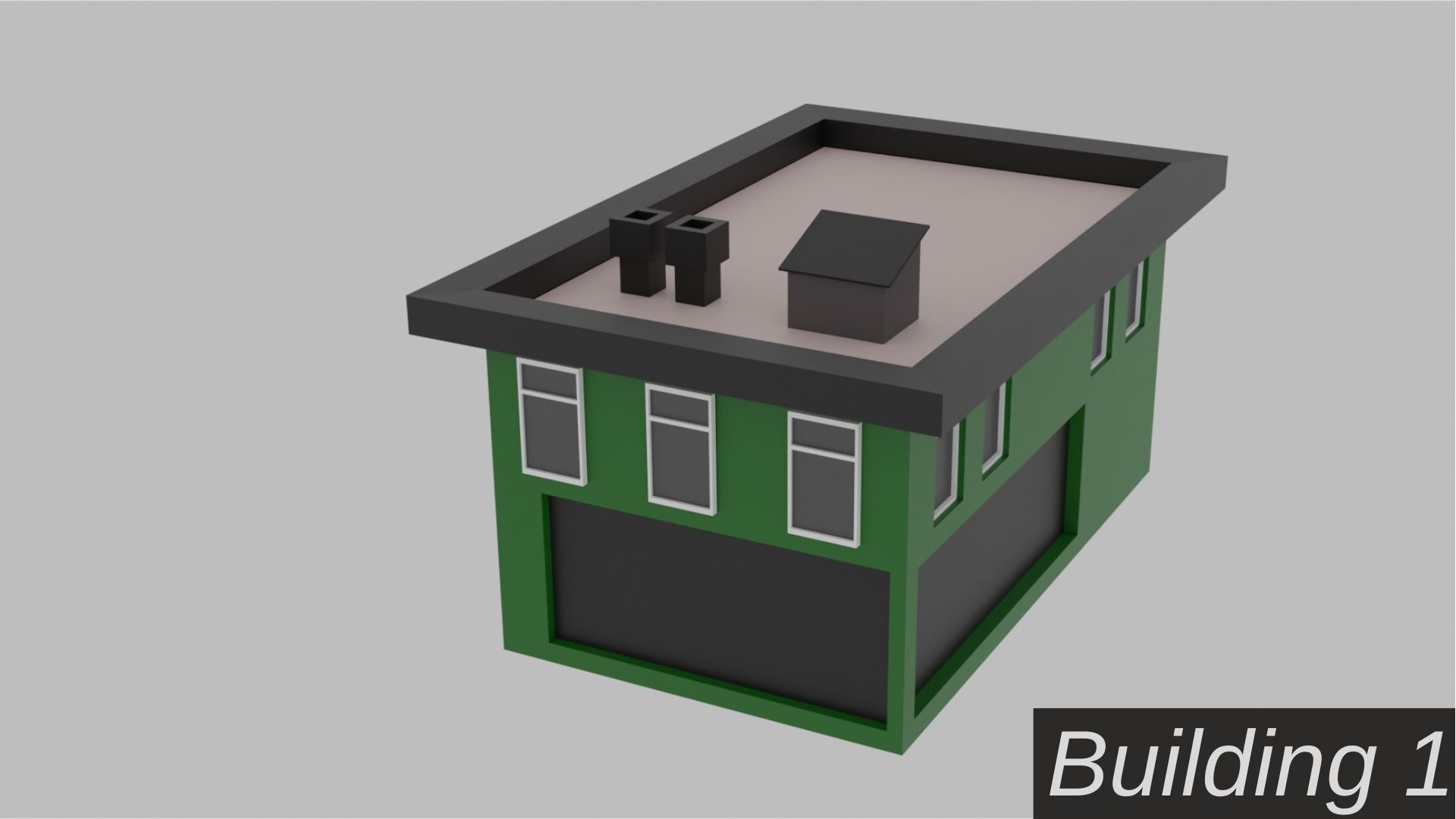 Low Poly  City Pack City Asset Game Ready City Pack 3D Model Low-poly 3D model_13