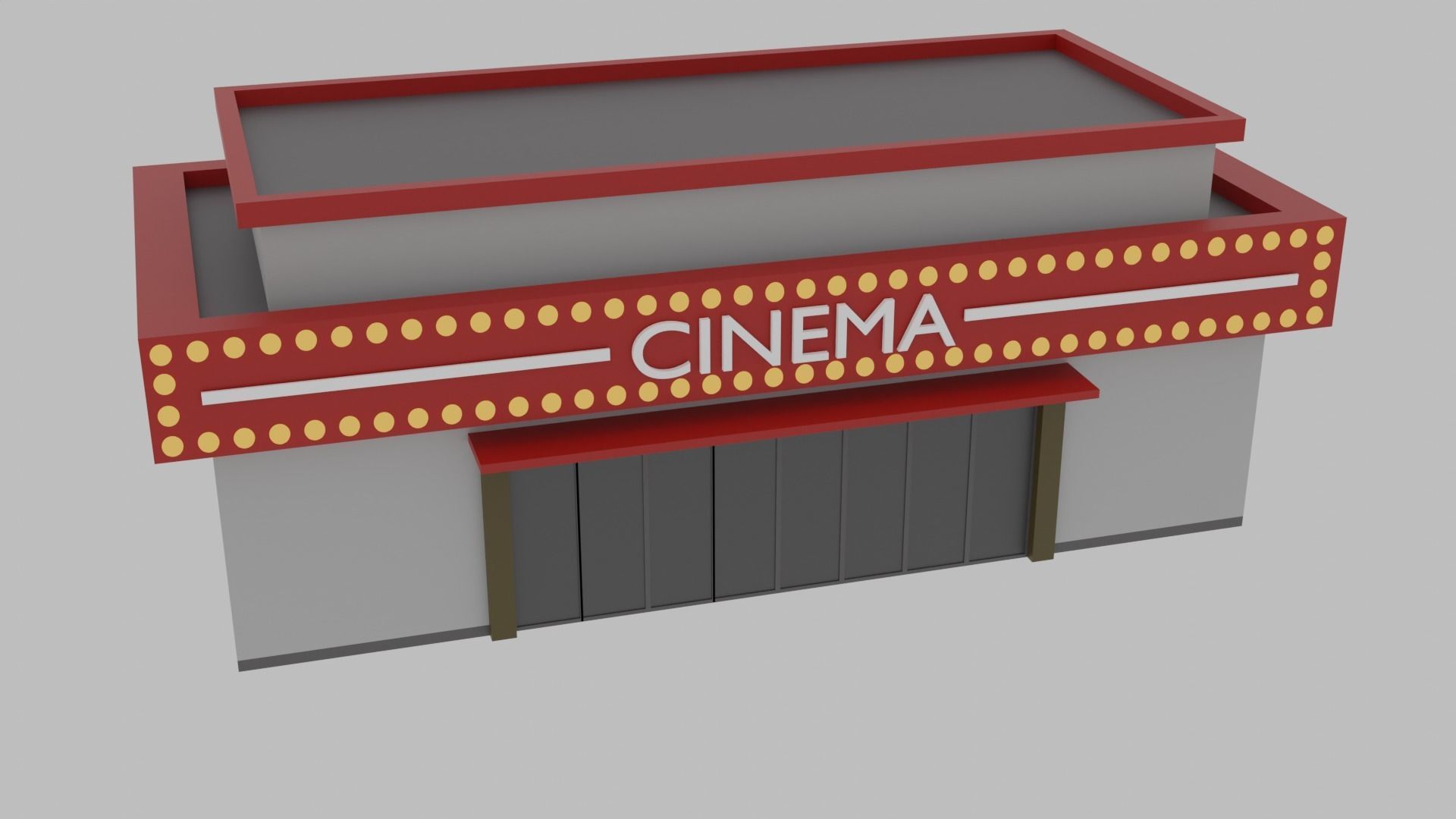 Low Poly  City Pack City Asset Game Ready City Pack 3D Model Low-poly 3D model_39