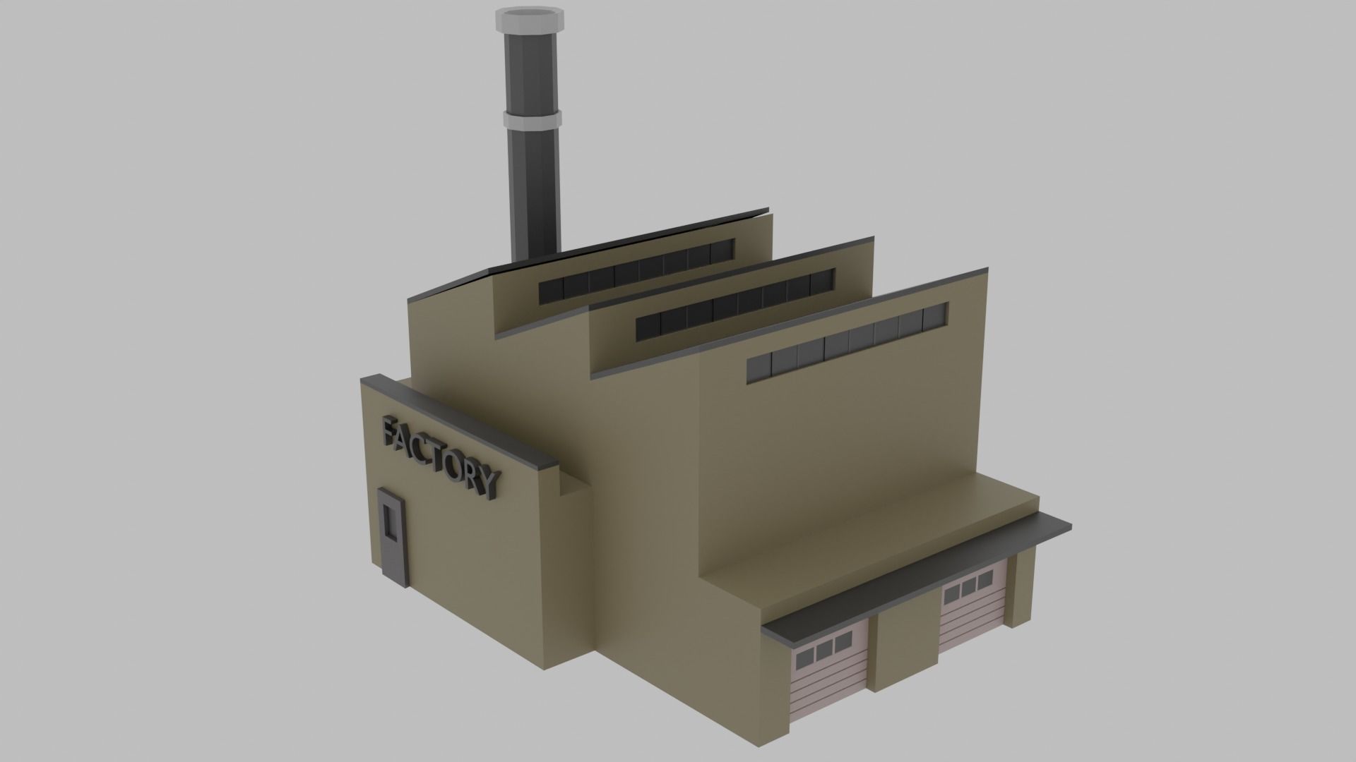 Low Poly  City Pack City Asset Game Ready City Pack 3D Model Low-poly 3D model_48