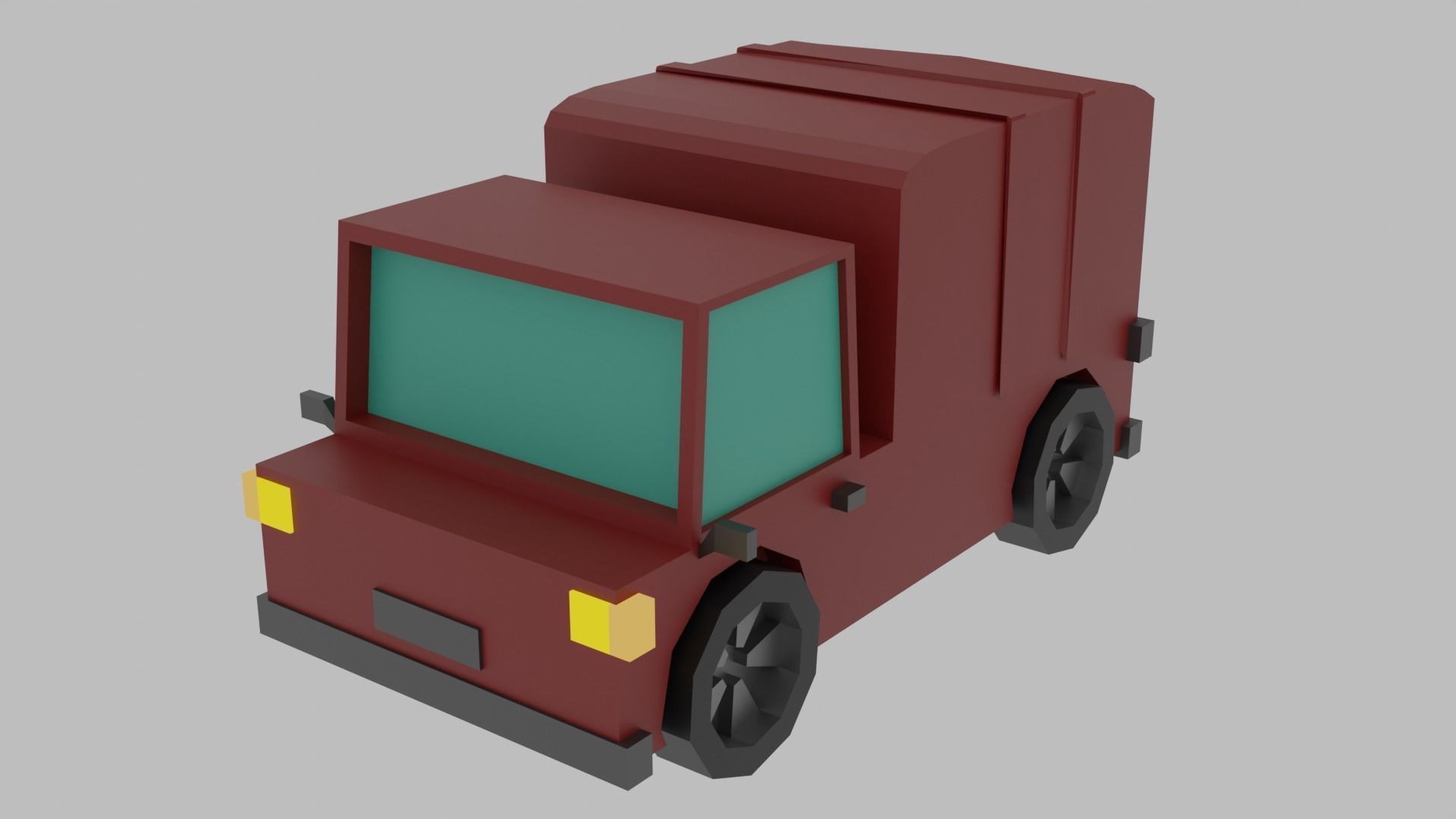 Low Poly  City Pack City Asset Game Ready City Pack 3D Model Low-poly 3D model_57