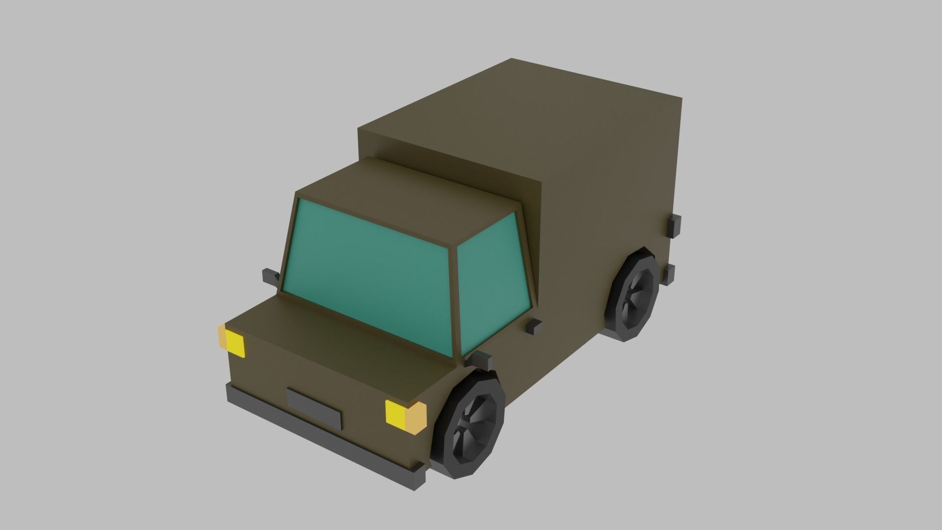 Low Poly  City Pack City Asset Game Ready City Pack 3D Model Low-poly 3D model_65