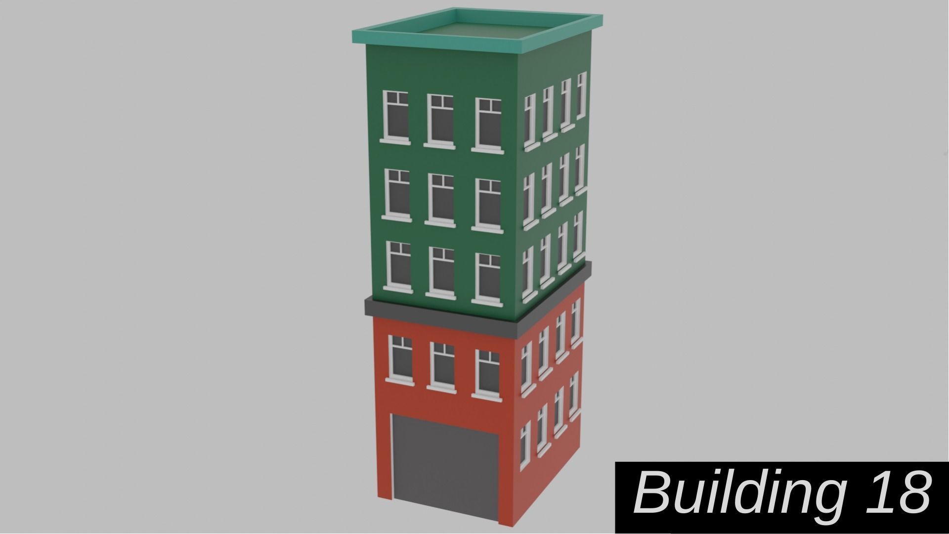 Low Poly  City Pack City Asset Game Ready City Pack 3D Model Low-poly 3D model_30