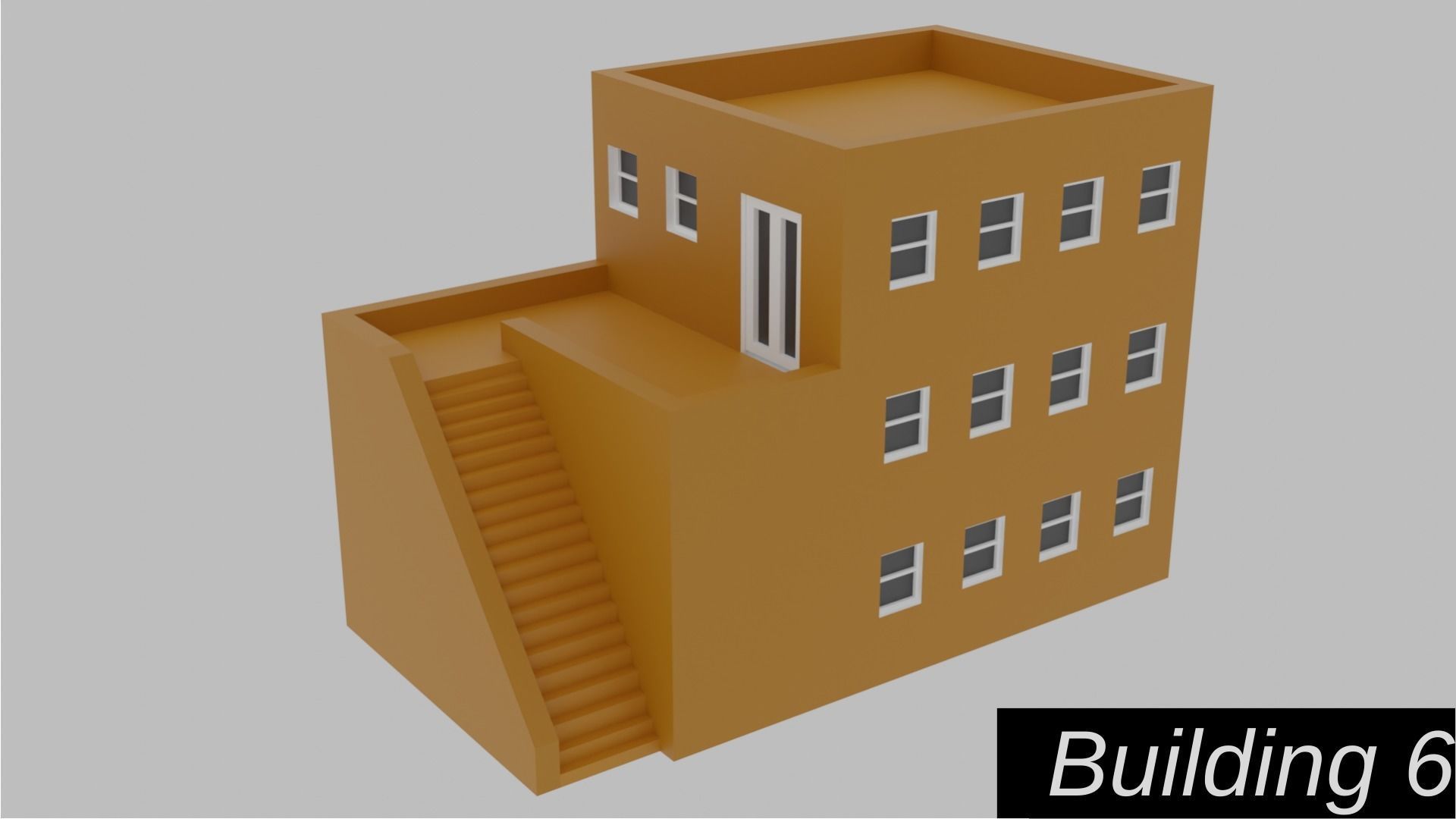 Low Poly  City Pack City Asset Game Ready City Pack 3D Model Low-poly 3D model_18