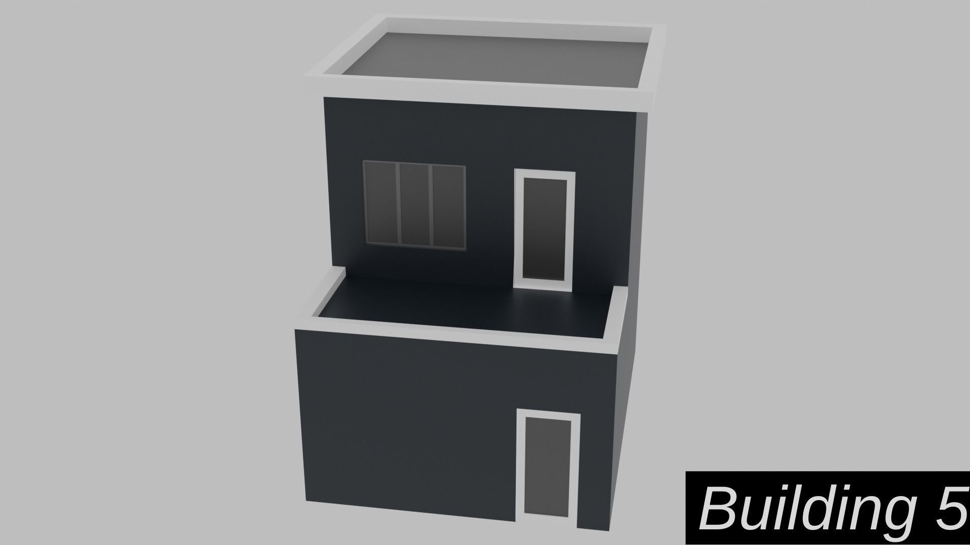 Low Poly  City Pack City Asset Game Ready City Pack 3D Model Low-poly 3D model_17