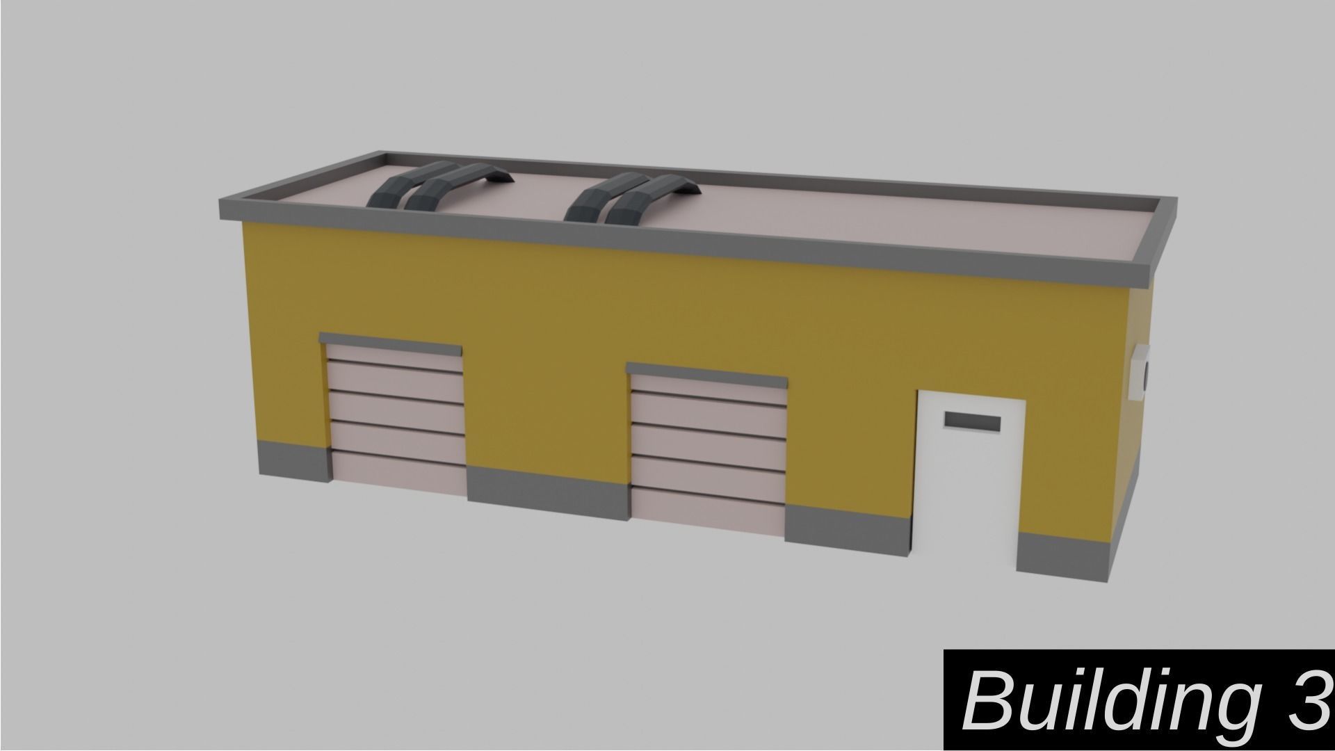 Low Poly  City Pack City Asset Game Ready City Pack 3D Model Low-poly 3D model_15