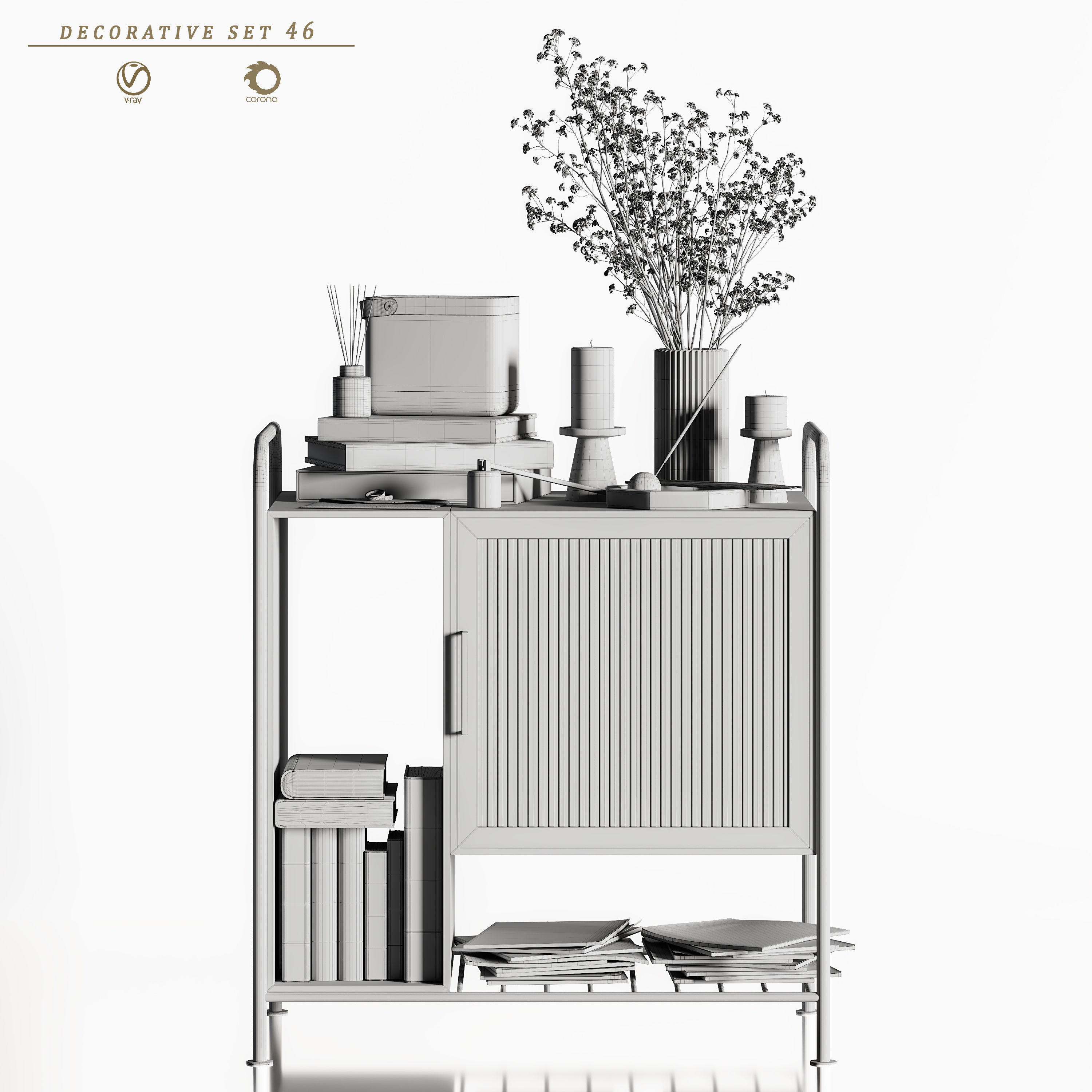 decorative set 46 3D model_6