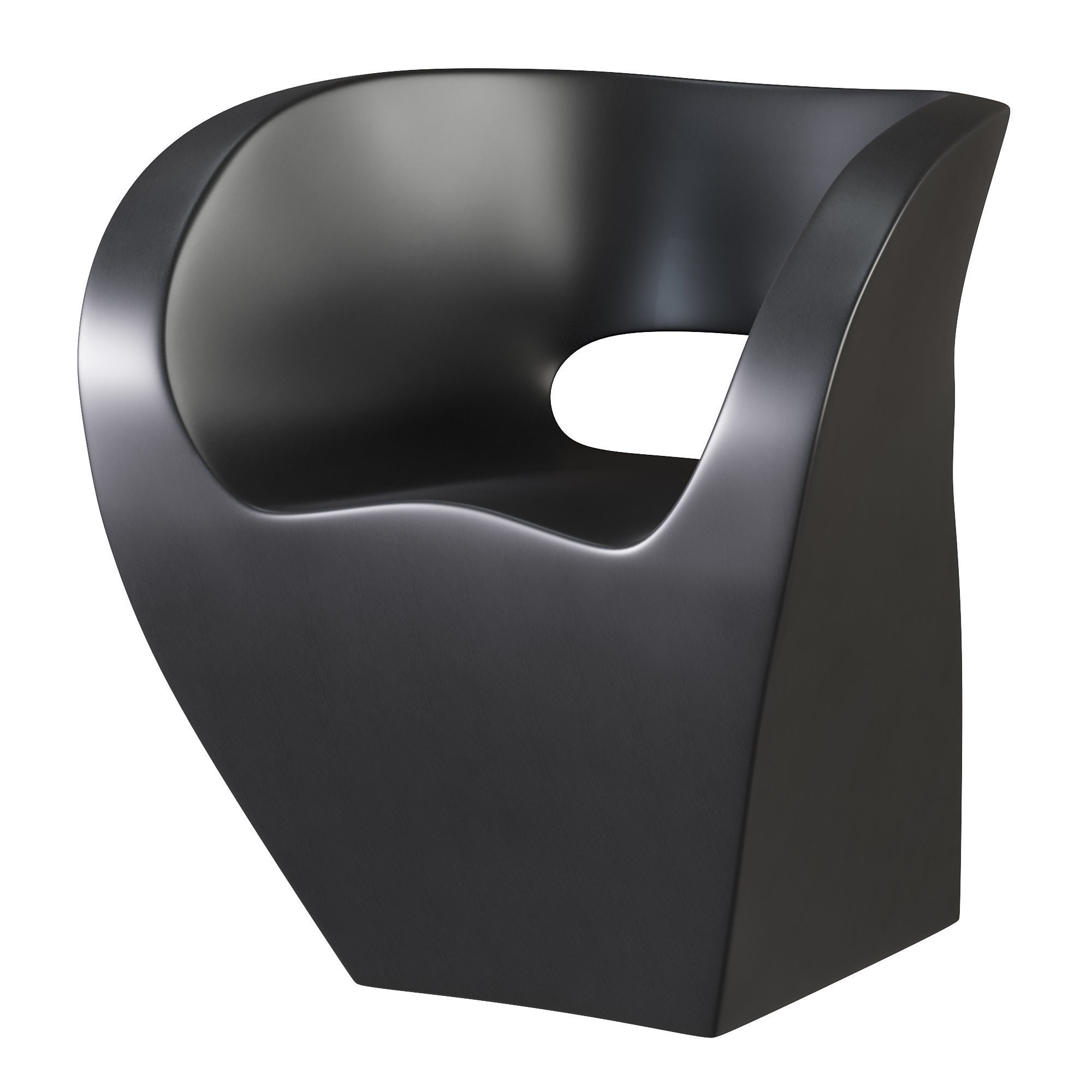 Little Albert small armchair 3D model_1