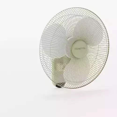 Wall fan with animation 
