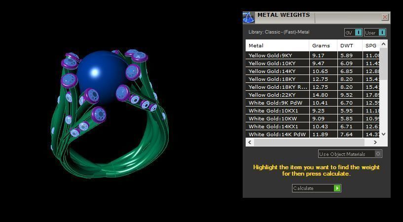 Pearl Rings 3D print model_5