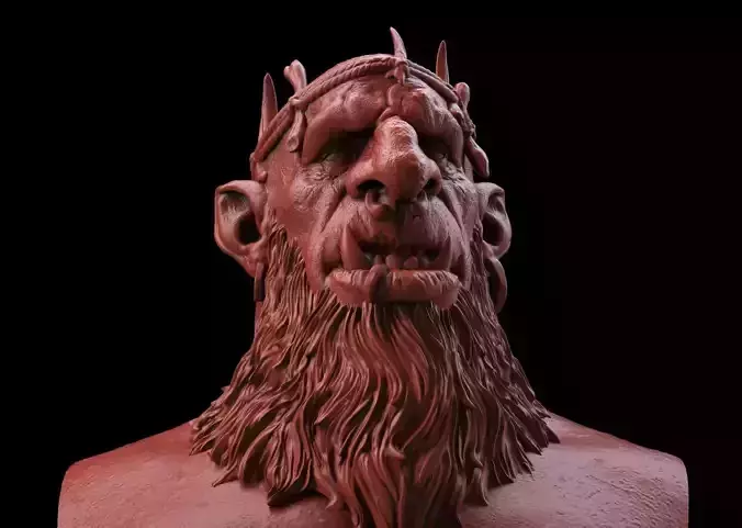 Giant Bust 3D print model