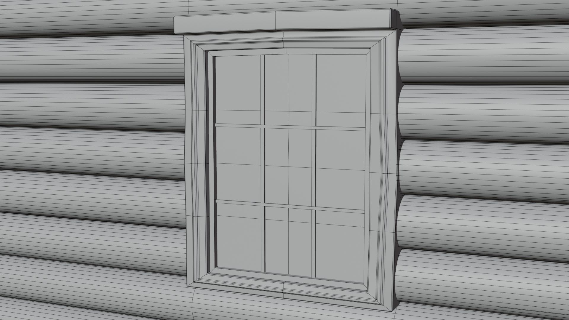 Abandoned House in Forest by Nikdox Low-poly 3D model_21