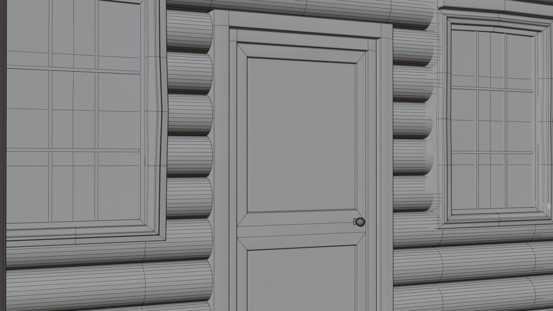 Abandoned House in Forest by Nikdox Low-poly 3D model_20