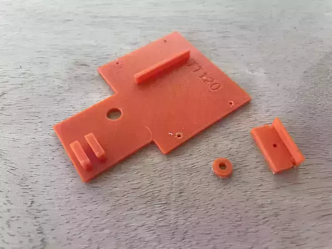 Tortoise TT Template plus straight path for the rod 3D print model