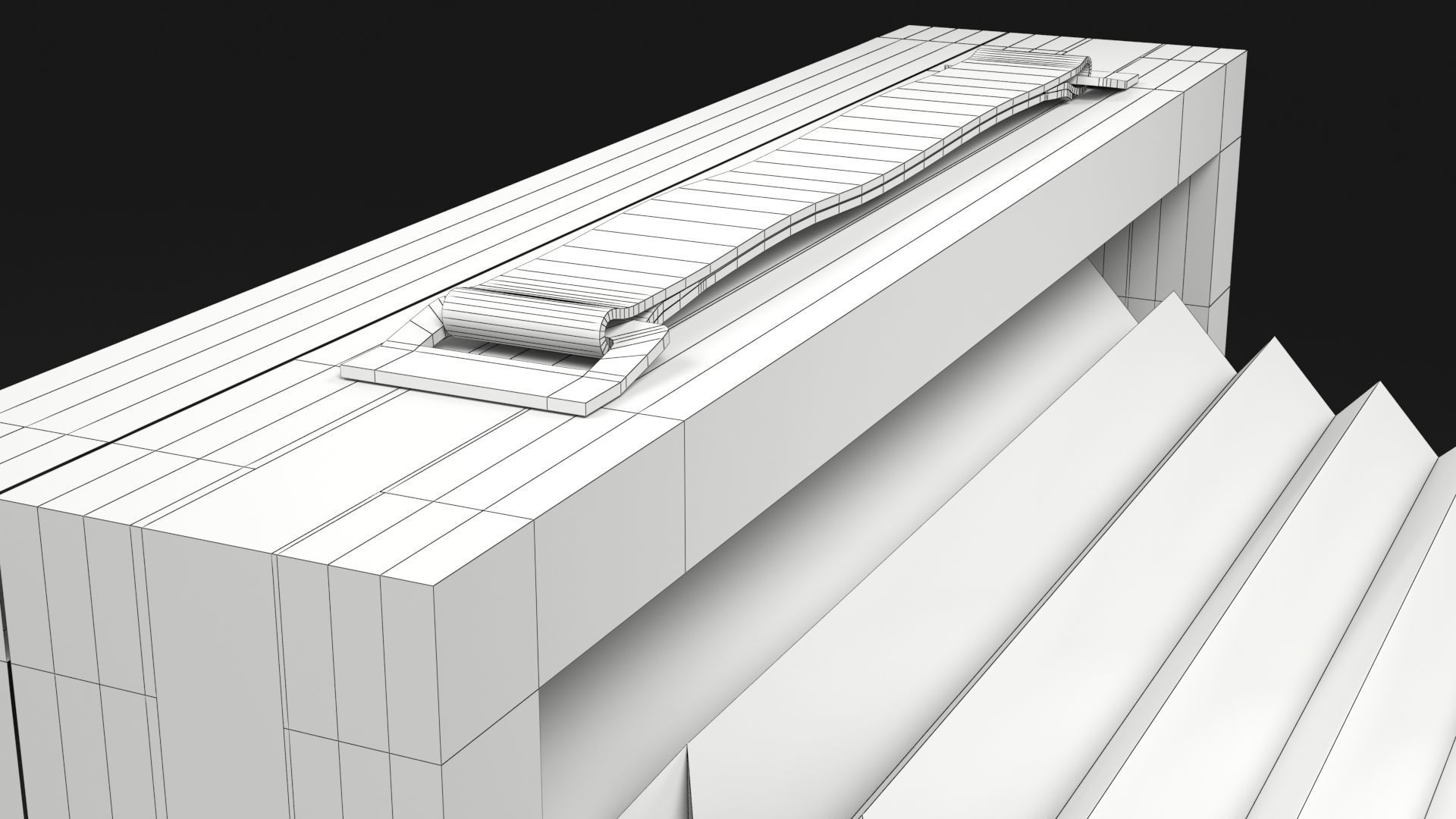 Victorian Camera Low-poly 3D model_12