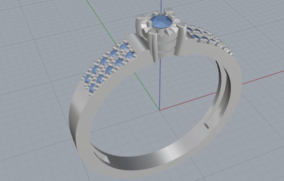 Earrings 3D print model_8