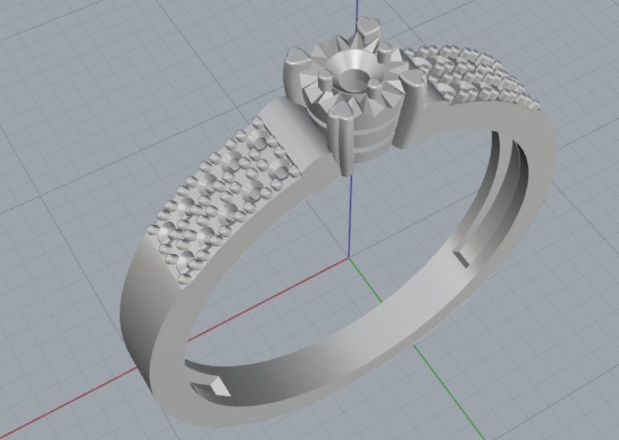 Earrings 3D print model_11