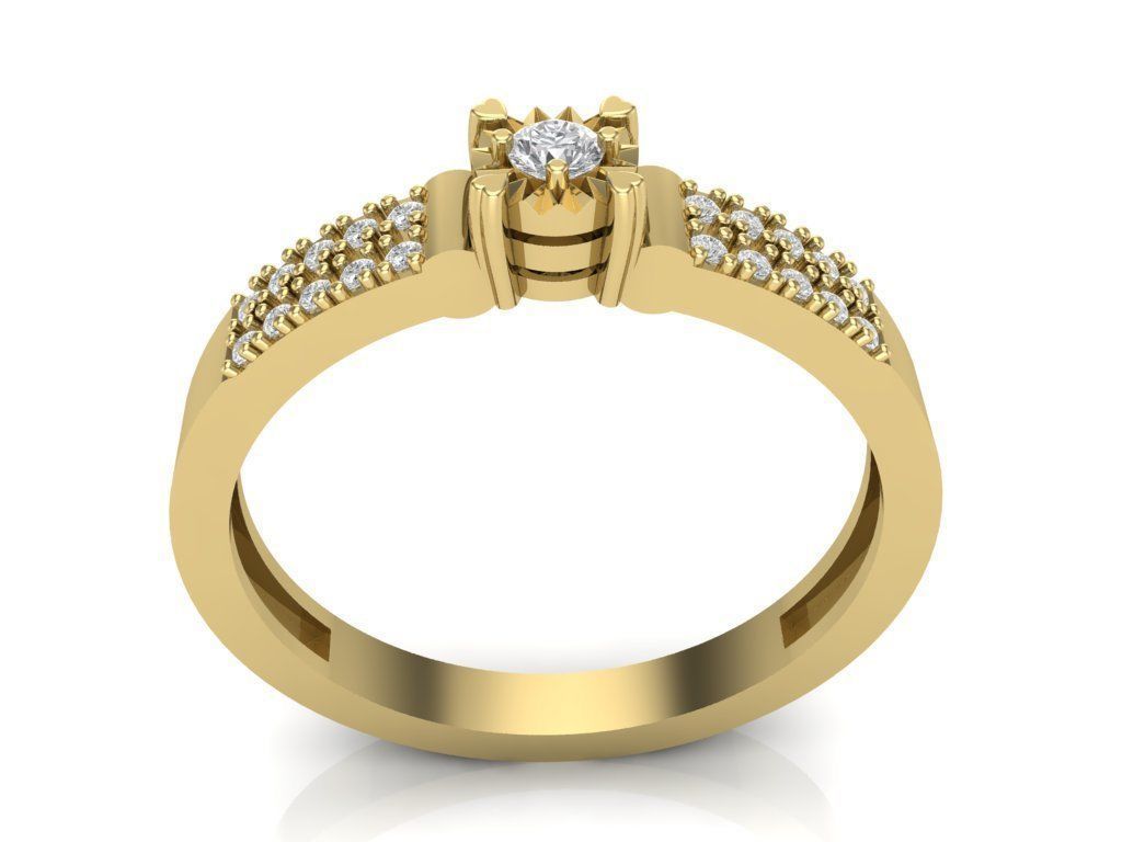 Earrings 3D print model_1