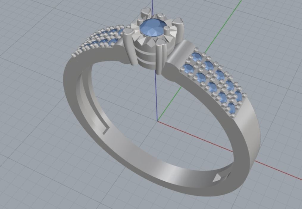 Earrings 3D print model_9