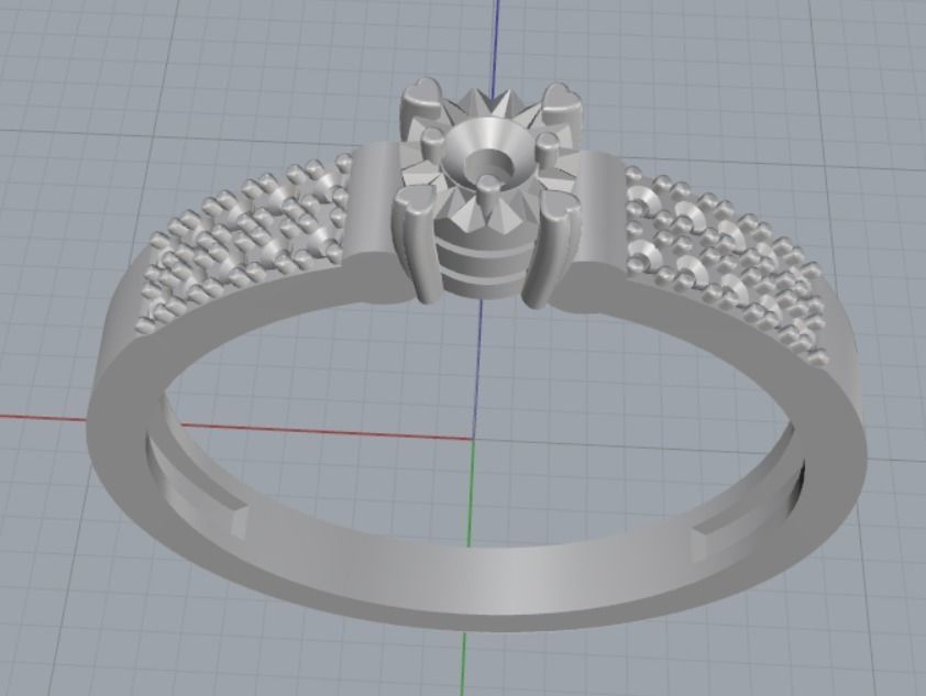 Earrings 3D print model_12