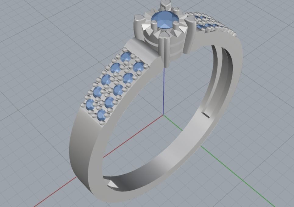 Earrings 3D print model_10