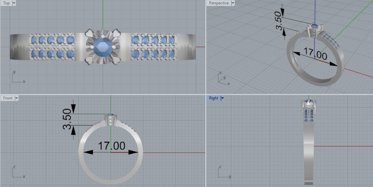 Earrings 3D print model_6