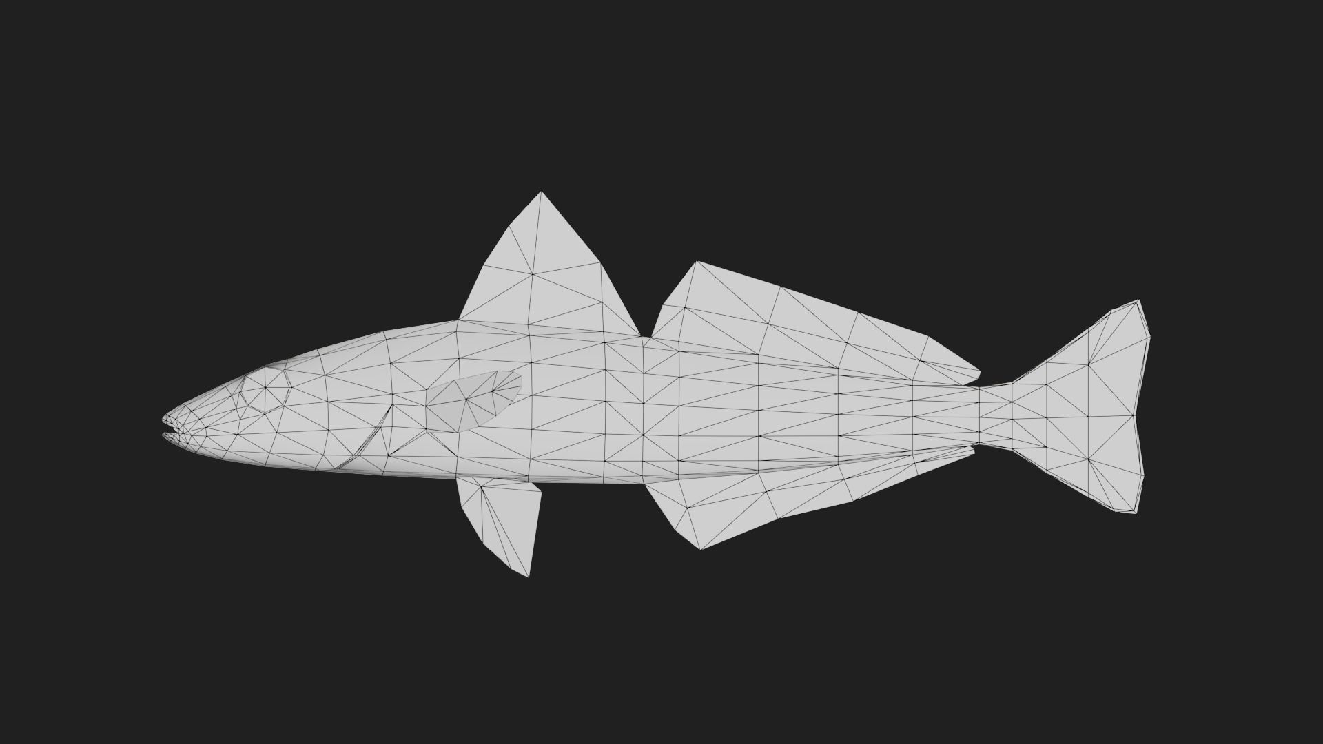 Silversillago Low-poly 3D model_1