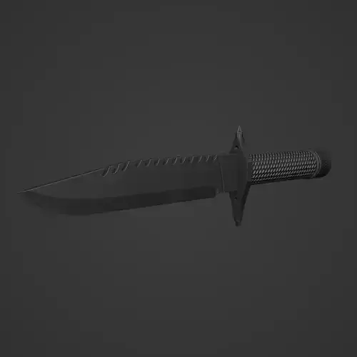 RAMBO 1 SURVIVAL KNIFEWITH FUNCTIONAL THREAD