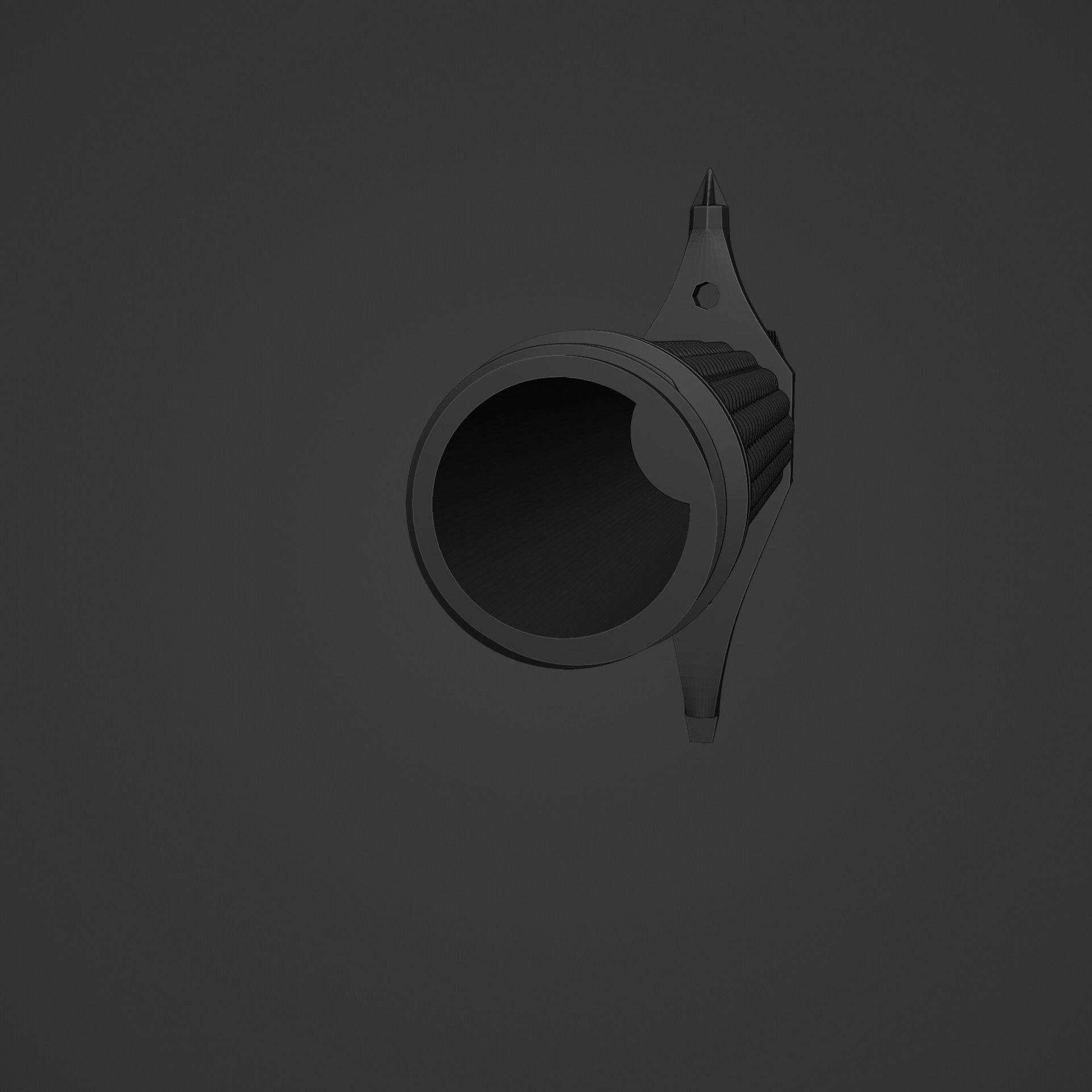 RAMBO 1 SURVIVAL KNIFEWITH FUNCTIONAL THREAD 3D print model_7