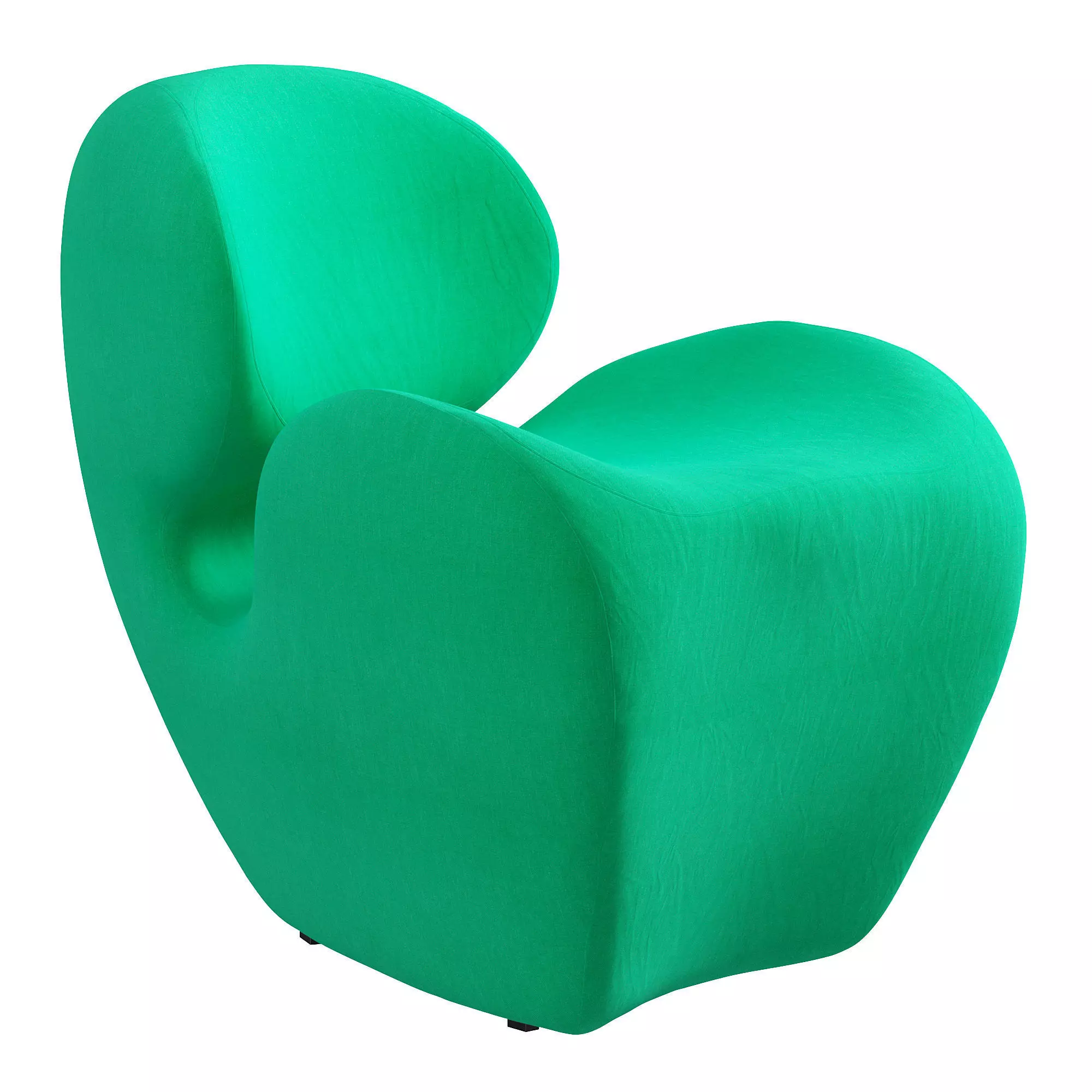 Soft Little Heavy small armchair by Ron Arad 3D model_0