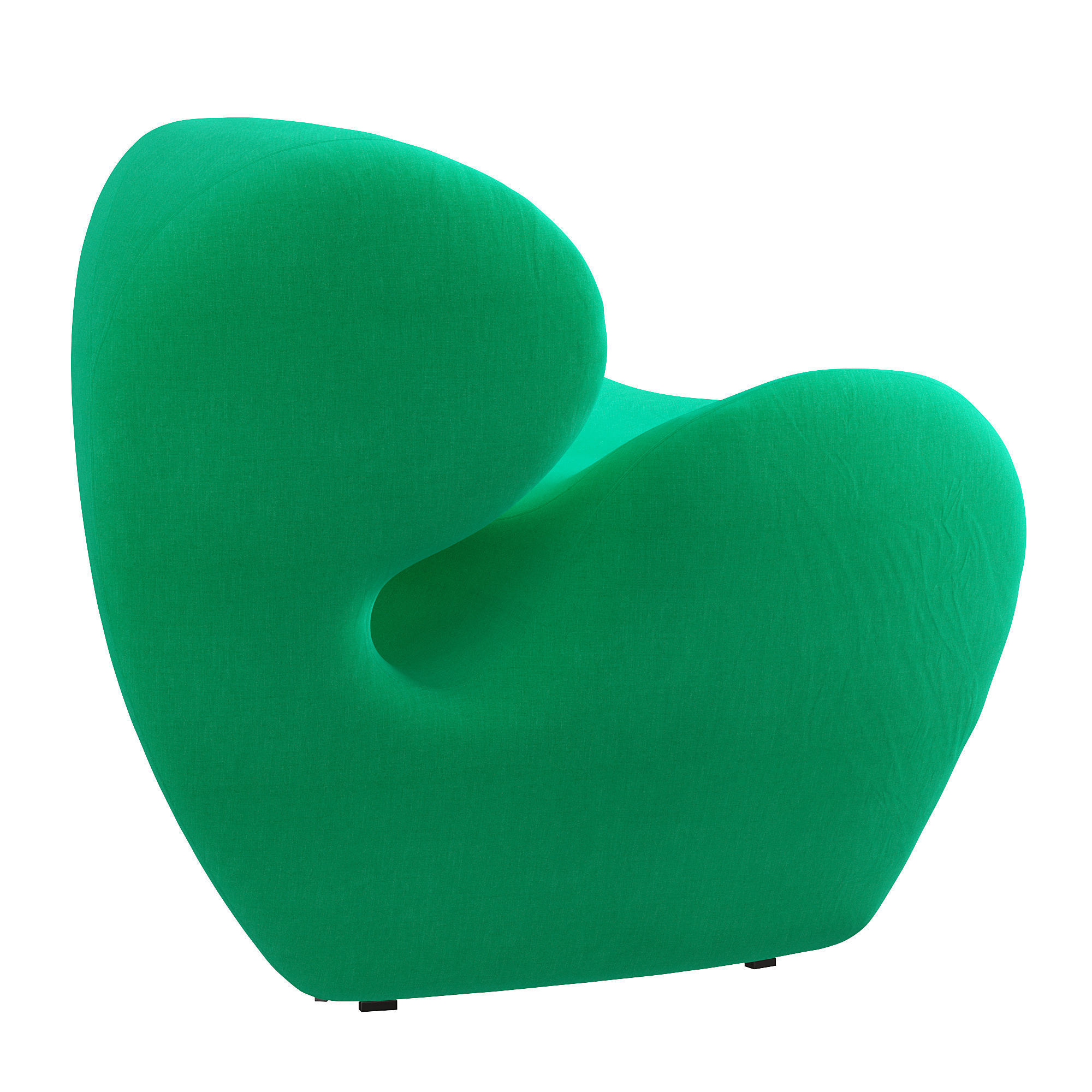 Soft Little Heavy small armchair by Ron Arad 3D model_2