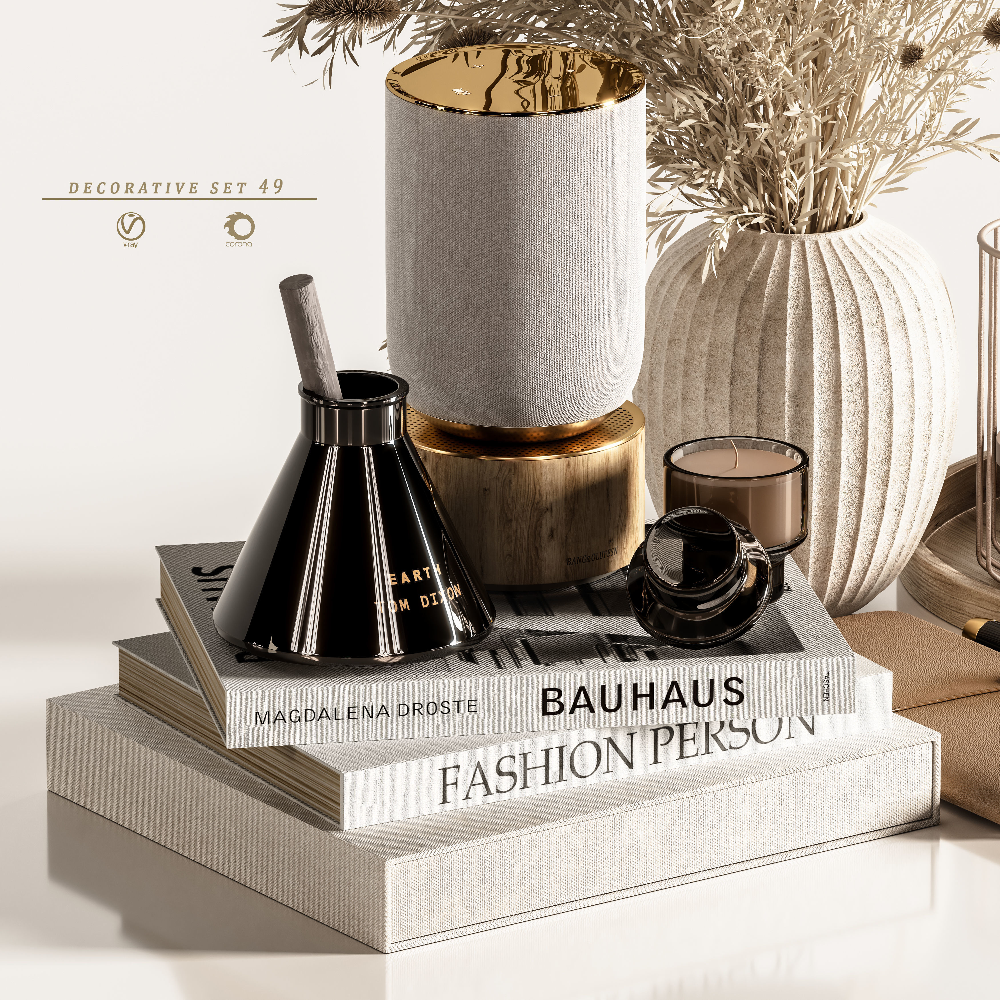 decorative set 49 3D model_3