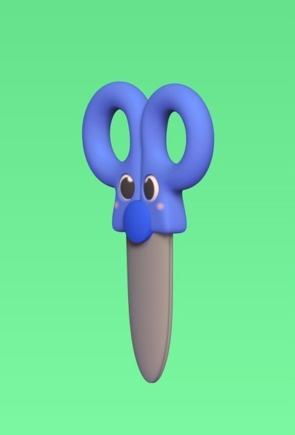 Scissors 3D print model_1