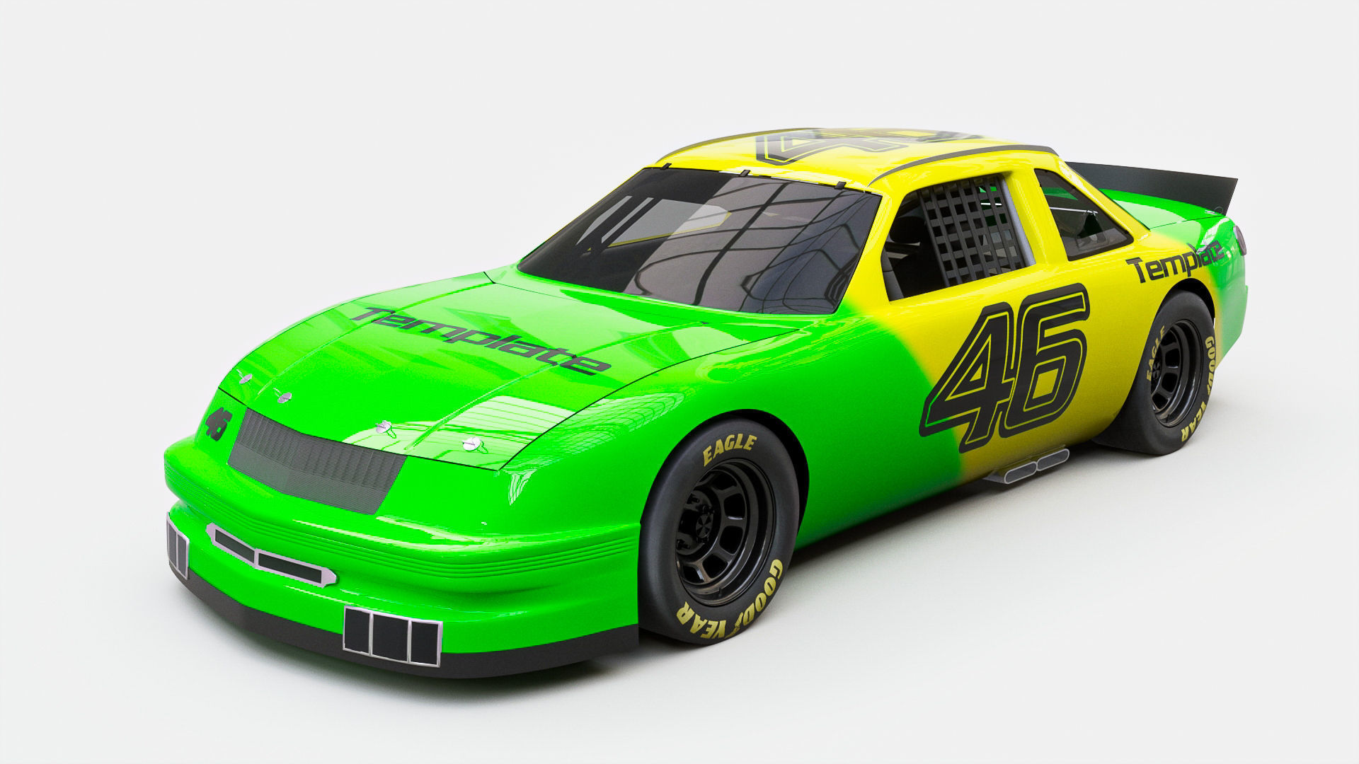 1990 Chevy Lumina - Stock Car 3D model_11
