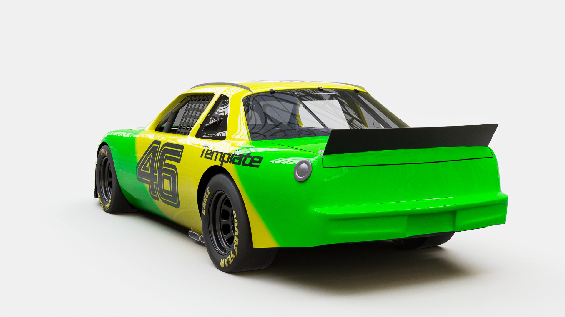 1990 Chevy Lumina - Stock Car 3D model_9