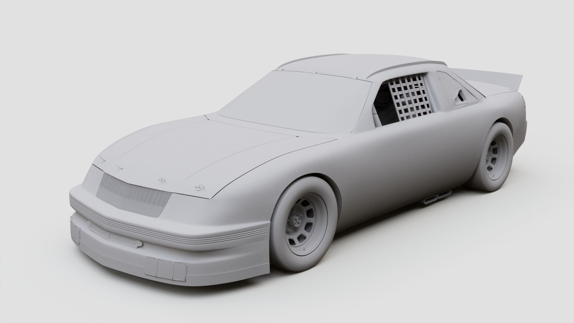 1990 Chevy Lumina - Stock Car 3D model_12
