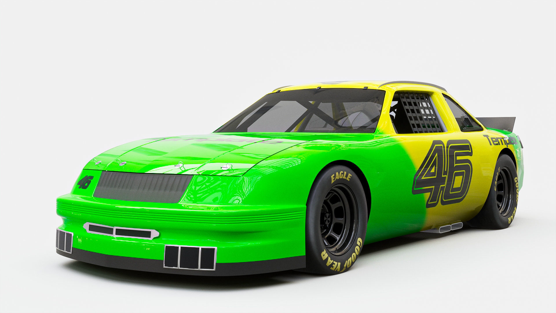 1990 Chevy Lumina - Stock Car 3D model_7