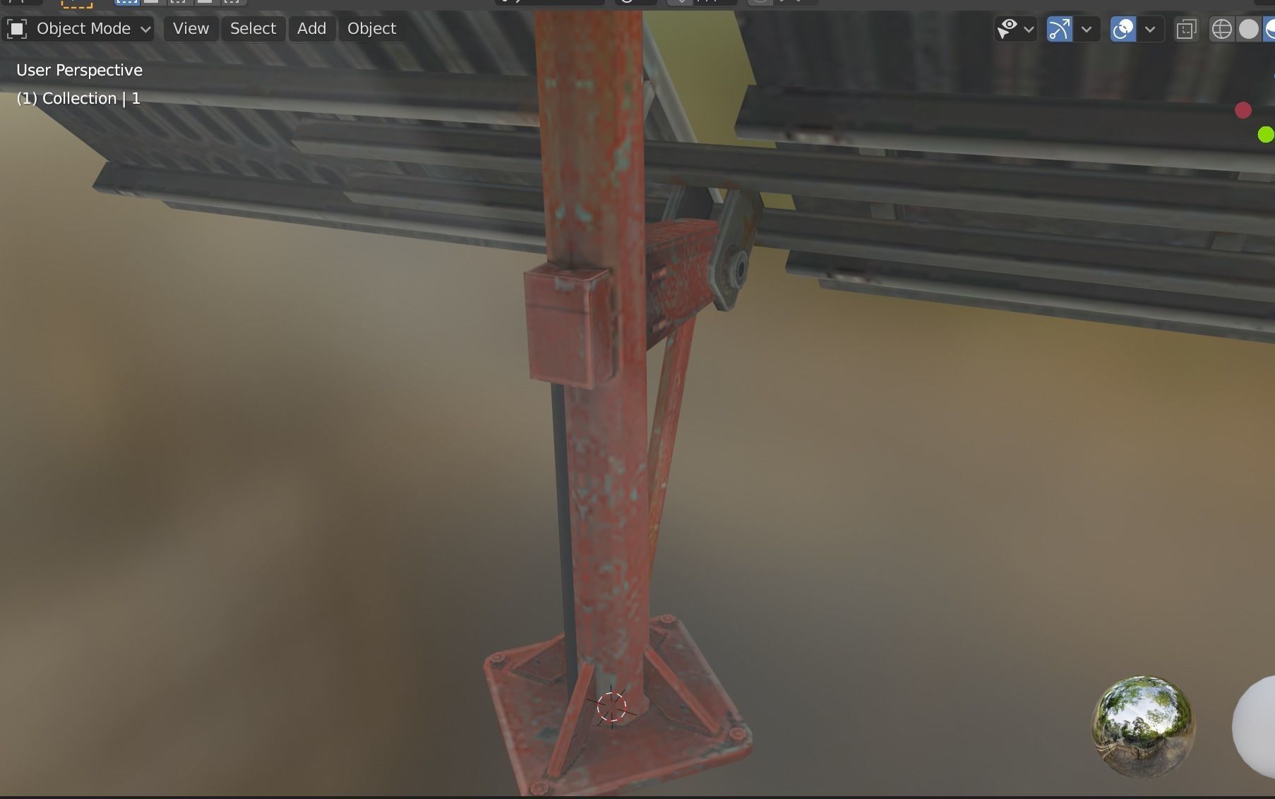 solar panel 2 Low-poly 3D model_4