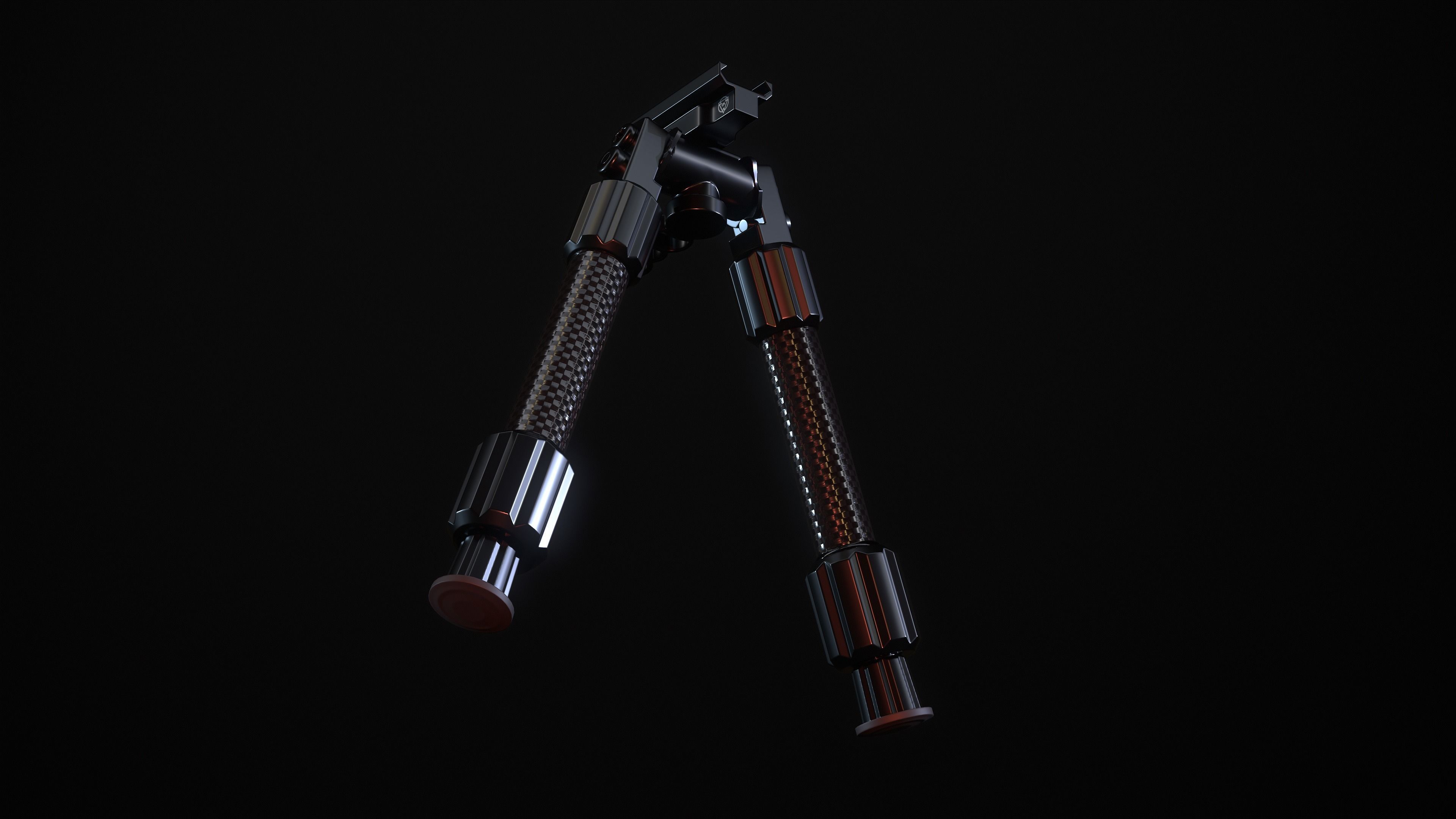 Multi Caliber Sniper Rifle Low-poly 3D model_21