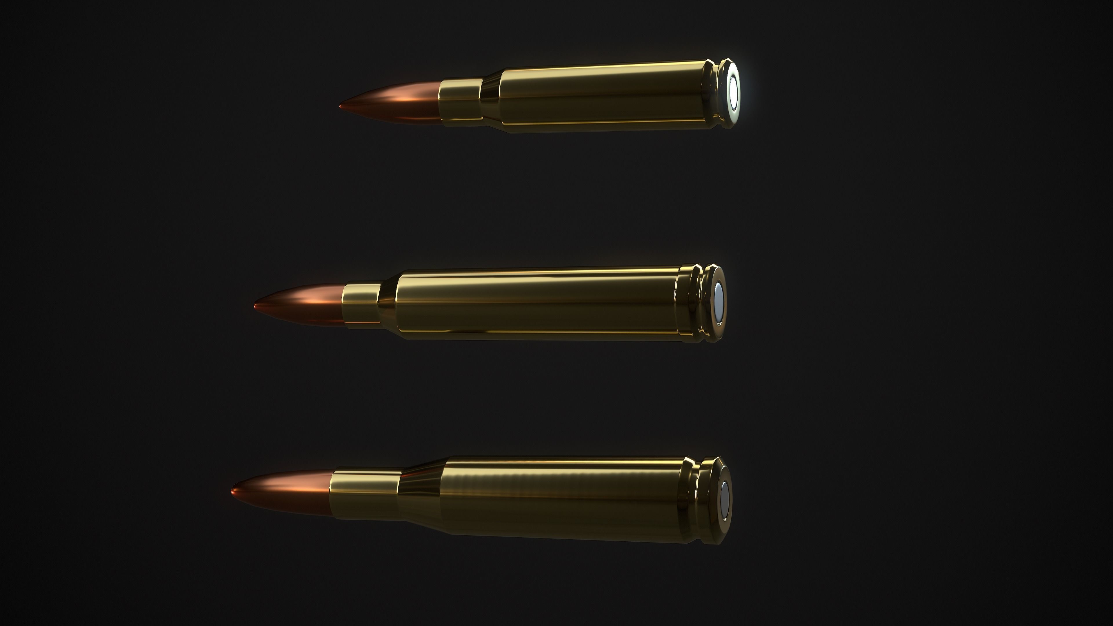 Multi Caliber Sniper Rifle Low-poly 3D model_10