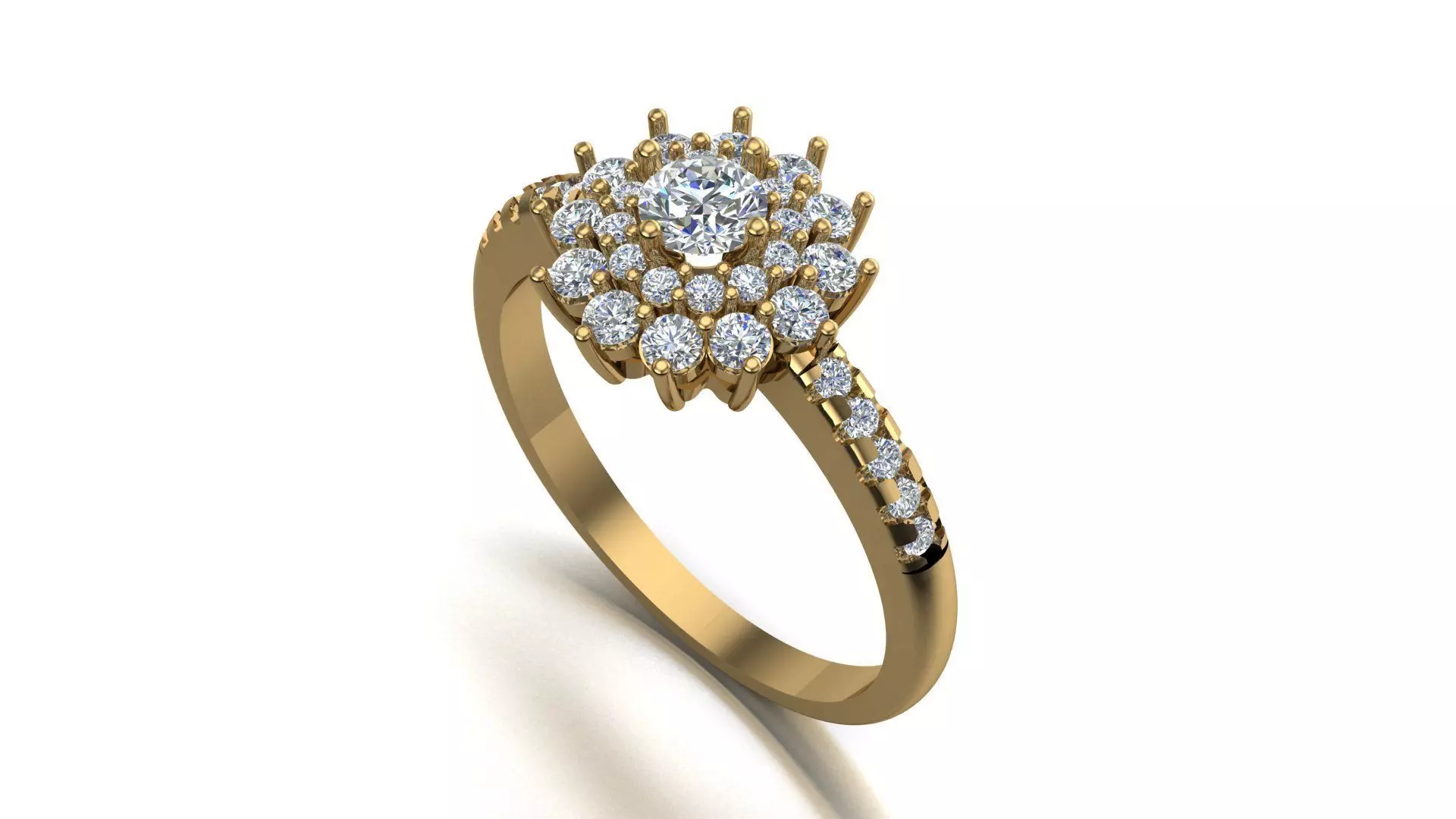 Diamond Ring 3d model printable model 3D print model_0