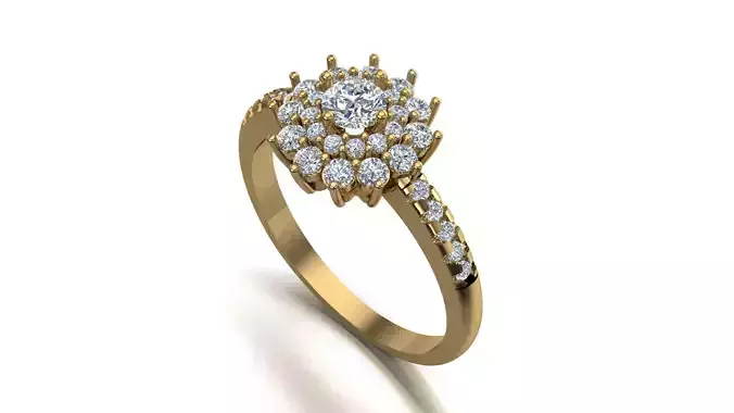 Diamond Ring 3d model printable model 