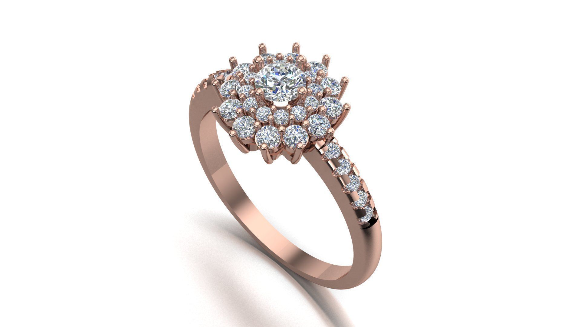 Diamond Ring 3d model printable model 3D print model_1