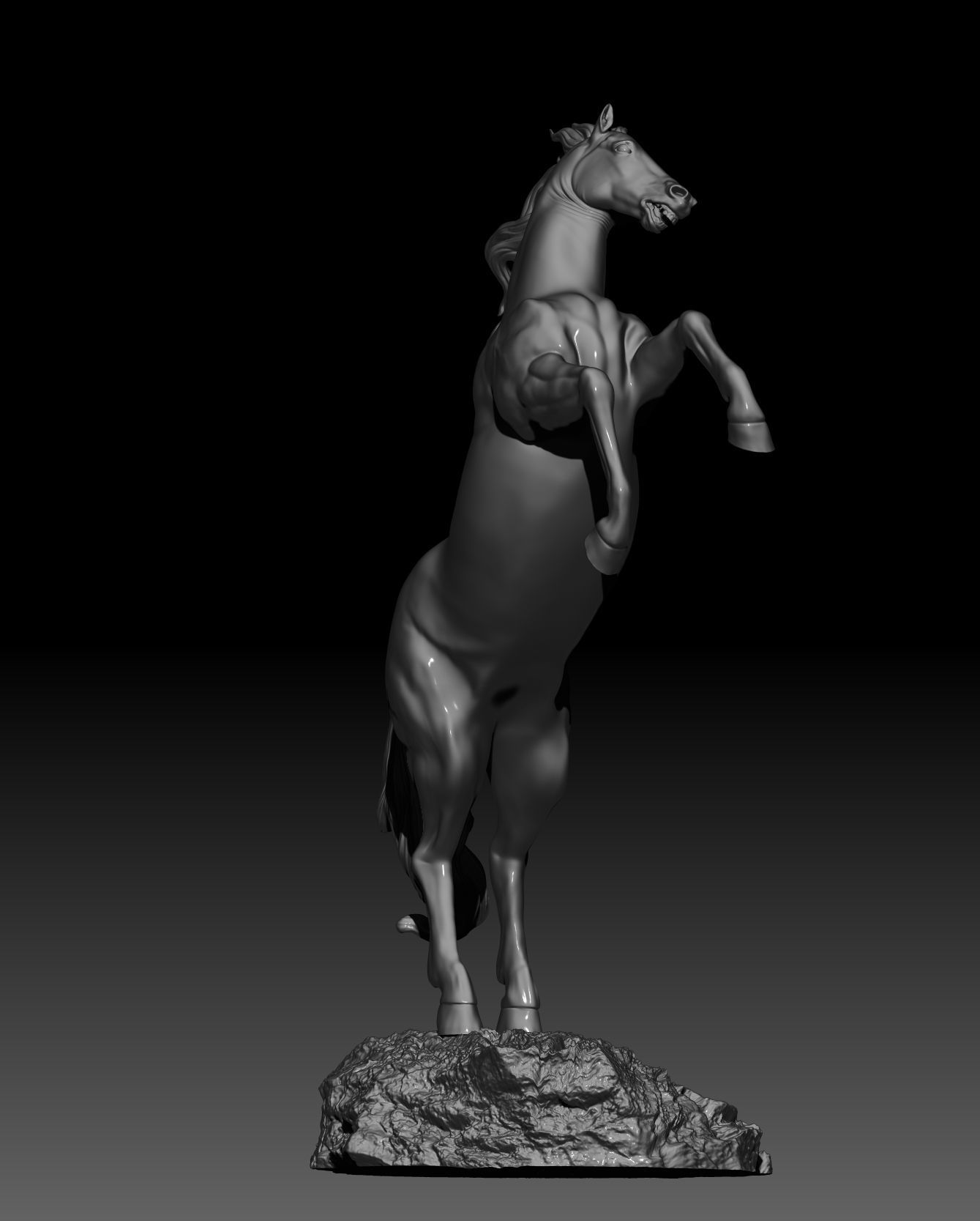 horse 3d model 3D print model 3D print model_5