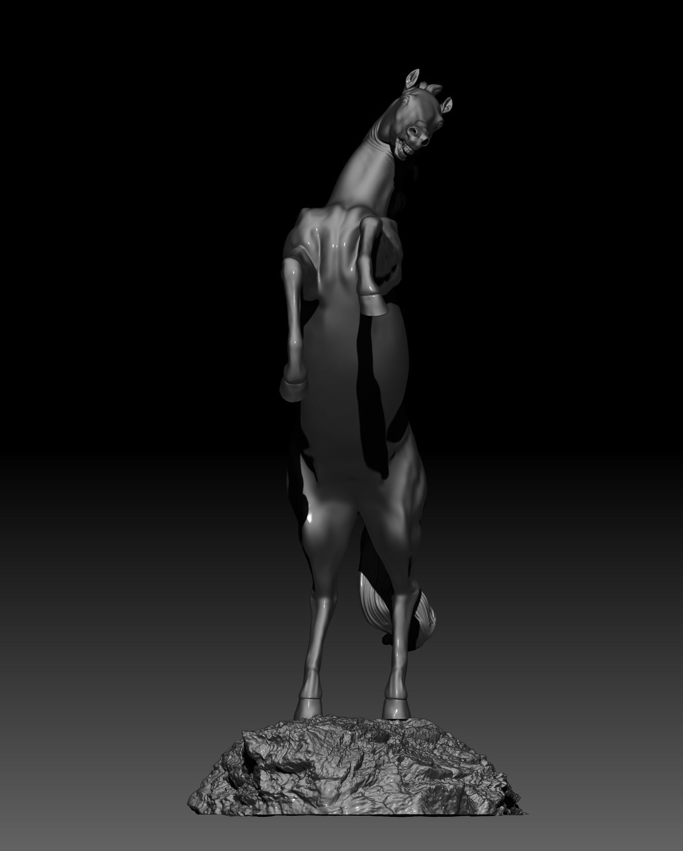 horse 3d model 3D print model 3D print model_6